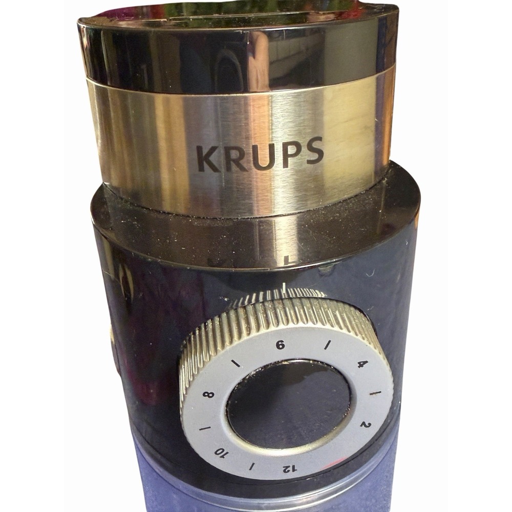 KRUPS GX5000 Professional Electric Coffee Burr Grinder - Black